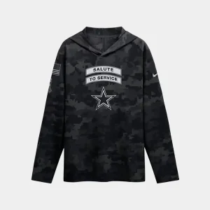 Dallas Cowboys 2026 Salute to Service Hooded Long Sleeve Shirt