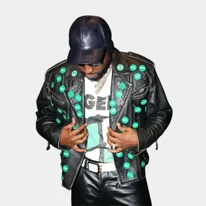 Davido London Concert 2026 Leather Jacket