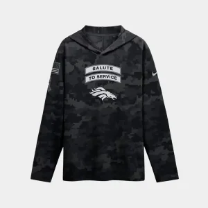 Denver Broncos 2026 Salute to Service Hooded Long Sleeve Shirt