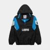 Detroit Lions Starter Blackout Breakaway Jacket