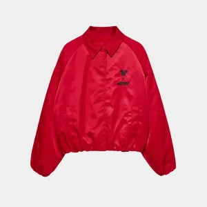 2026-Disney-x-F1-Womens-Red-Puffer-Jacket.