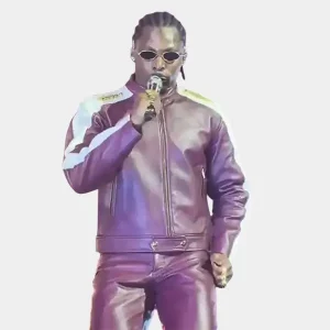 God We Trust Tour Asake Leather Jacket