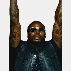 God-We-Trust-Tour-Asake-Black-Leather-Vest.