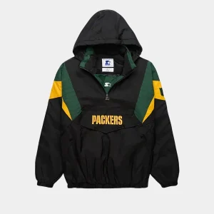 Green Bay Packers Starter Blackout Breakaway Jacket