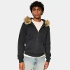Hollister Fur Zip-Up Hoodie