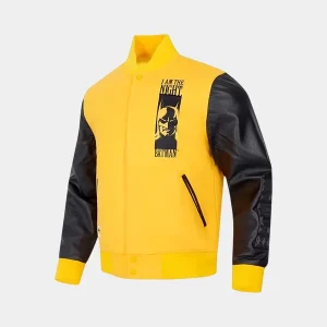 I Am The Night x Batman Wool Varsity Jacket