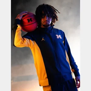 Basketball-Wolverines-2026-team-Nike-jordan-Zip-Hoodie