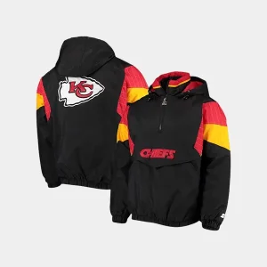 Kansas City Chiefs Starter Quarter-Zip Breakaway Jacket
