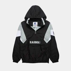 Las Vegas Raiders Starter Blackout Breakaway Jacket