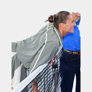 2026-US-Open-Marta-Kostyuk-Grey-Oversized-Cropped-Track-Jacket