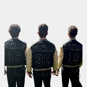 NFL-Halftime-Show-Jonas-Brothers-Black-Varsity-Jacket.
