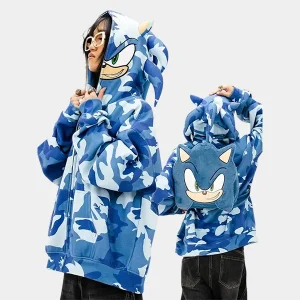 Neptun X Sonic 2026 Blue Camo Hooded Jacket