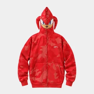 Neptun X Sonic Knuckles Full-Zip Camo Hoodie