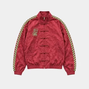 Neptun x Sonic Red Suede Jacket