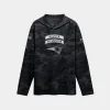 New England Patriots 2026 Salute to Service Hooded Long Sleeve Shirt