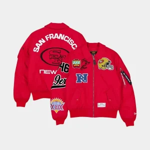 New Era x Alpha Industries 49ers MA-1 Bomber Jacket