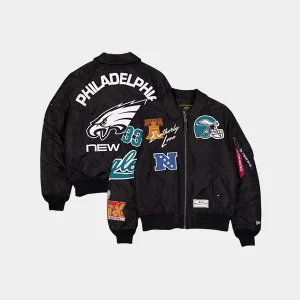 New Era x Alpha Industries Eagles MA-1 Bomber Jacket