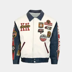 One Piece Usopp Leather Patch Jacket