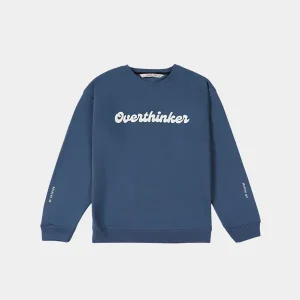 Overthinker-Blue-Sweatshirt