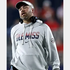 Head-Coach-Pete-Golding-Ole-Miss-Grey-Sideline-SILV-Pullover-Hoodie