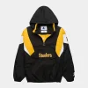 Pittsburgh Steelers Starter Blackout Breakaway Jacket
