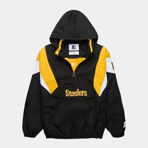 Pittsburgh Steelers Starter Blackout Breakaway Jacket