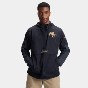 Mens-San-Francisco-49ers-Nike-Black-Rivalries-Collection-Sideline-Anorak-Half-Zip-Jacket.