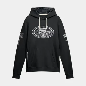 Shop the San Francisco 49ers Salute to Service Hoodie 2026, featuring bold team style and military-inspired details for dedicated 49ers fans.