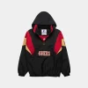 San Francisco 49ers Starter Blackout Breakaway Jacket