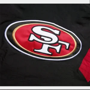2026-NFL-Starter-49ers-Blackout-Breakaway-Pullover-Jacket