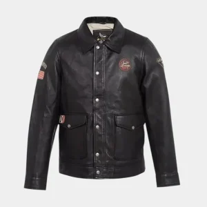 Steve Mcqueen Charlie Leather Jacket