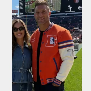 2026-Tim-Tebow-Orange-Denver-Broncos-Varsity-Jacket