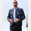 Travis Kelce Arrowhead Stadium Louis Vuitton Tie-Dye Jacket