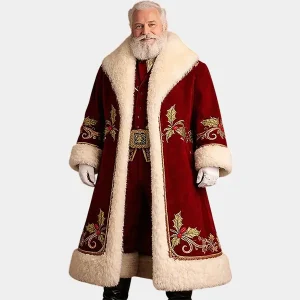 Velvet Embroidered Santa Coat
