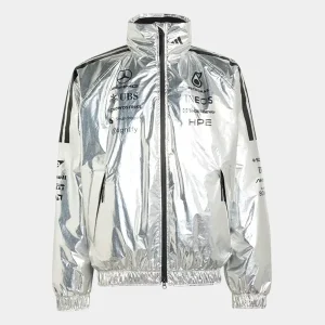 Adidas Mercedes AMG Petronas Formula 1 Team Silver Jacket