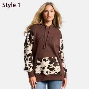 Ariat Cow Print Hoodie