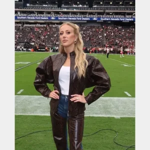 Brittany Mahomes Snake Print Jacket
