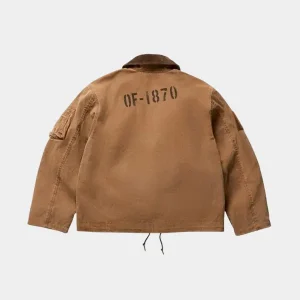 OLD-FORESTER-X-ALPHA-DECK-Brown-JACKET.