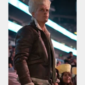 Street-Fighter-Cody-Rhodes-Brown-Leather-Shearling-Bomber-Jacket