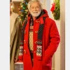 The Man with the Bag Arnold Schwarzenegger Santa Coat