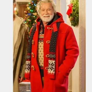 The Man with the Bag Arnold Schwarzenegger Santa Coat