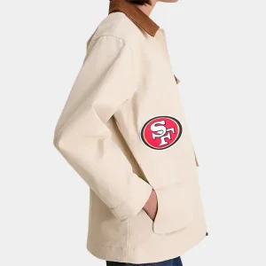NFL-San-Francisco-49ers-Tuckernuck-Womens-Full-Snap-Varsity-Barn-Jacket.